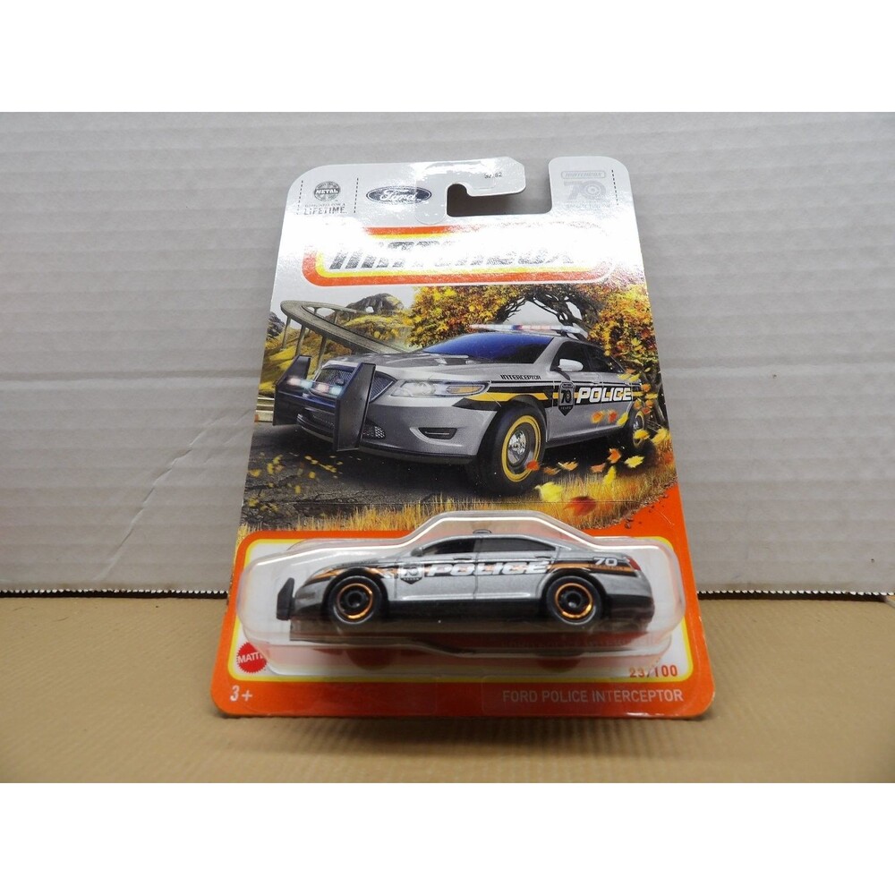 Matchbox Ford Police Interceptor 70th Anniversary Diecast Toy Car 23/100